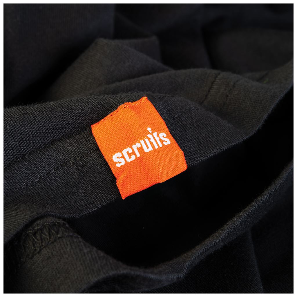 Scruffs Eco Worker T-Shirt Black - XXXL