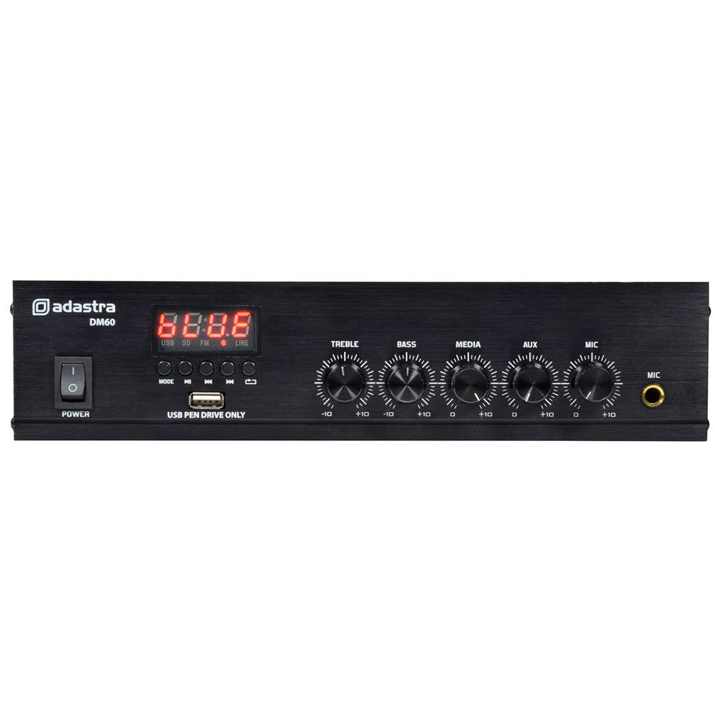 DM-Series Mixer-Amp with USB/FM and Bluetooth - DM60 Digital 100V 60W