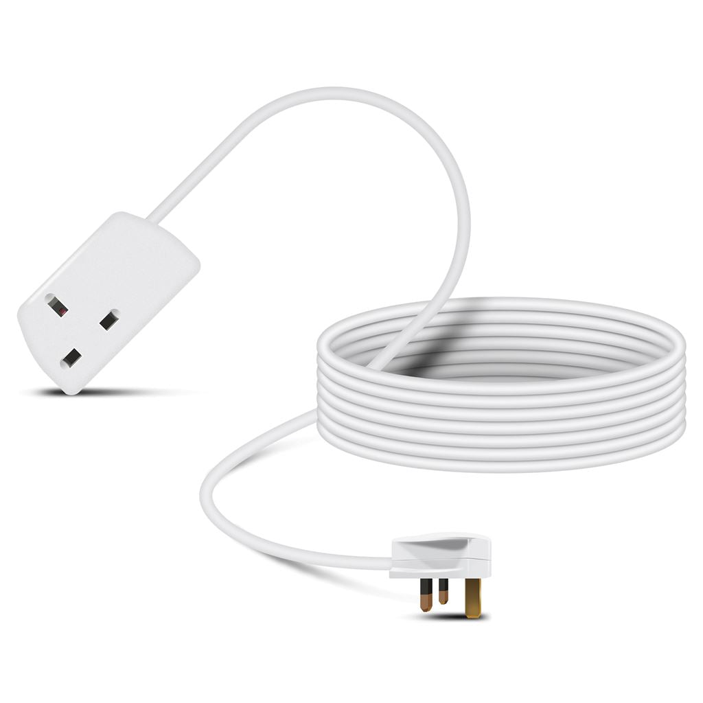 1 Eagle Single Gang Extension Lead White