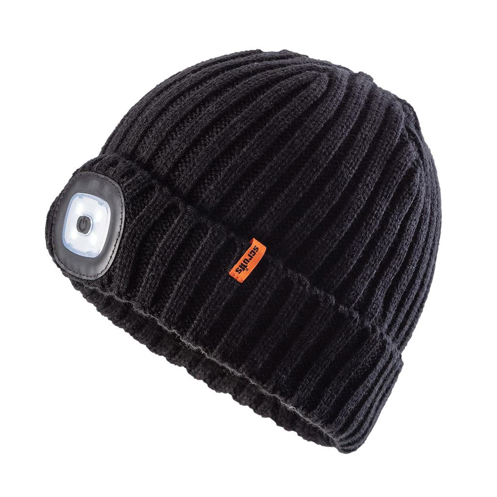 Scruffs LED Knitted Beanie Black - One Size