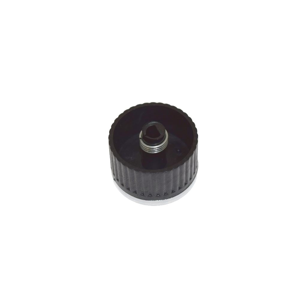 Universal Oven Cooker Hob Knob Dial Pack of 4 - Black & Silver Compatible Replacement Set by Ufixt