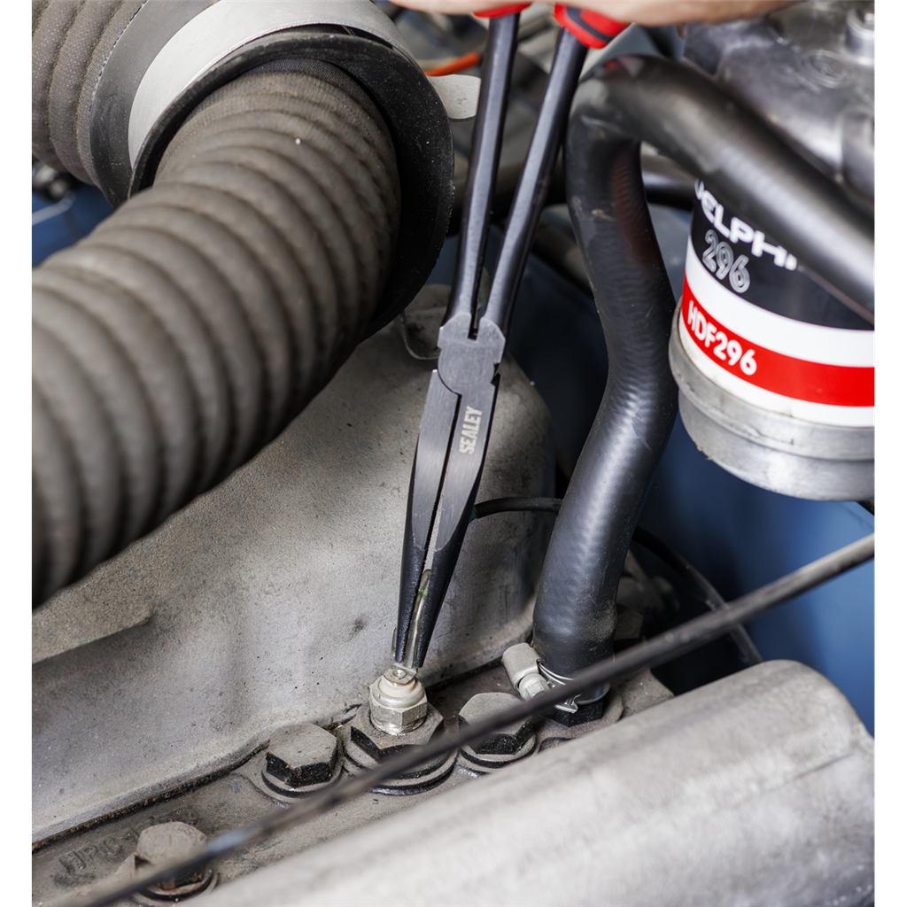 Premier Long Needle Nose Pliers Set with Tool Tray 3pc