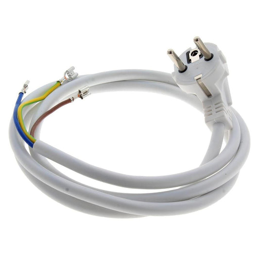 Mains Cable Euro for Indesit/Export/Ariston Tumble Dryers and Spin Dryers