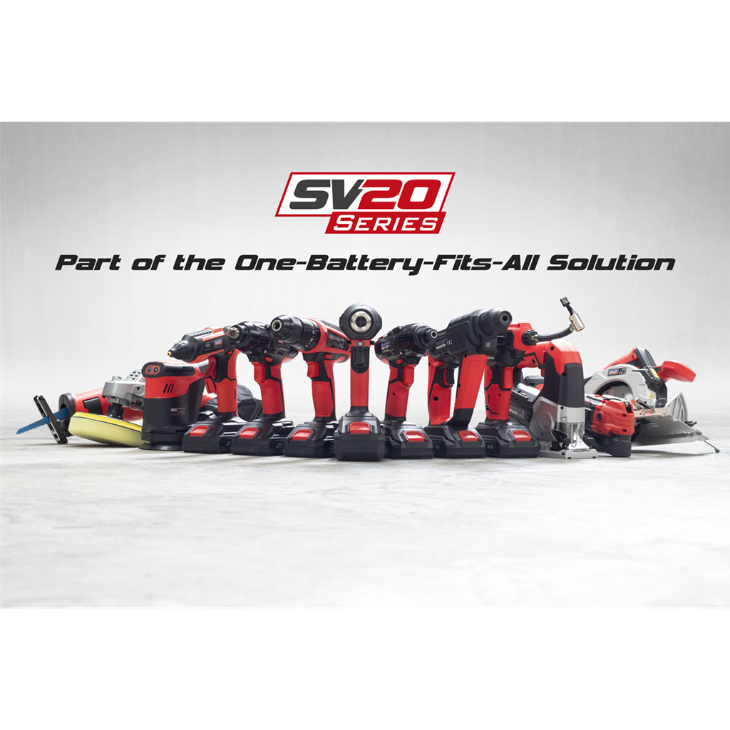 8 x SV20 Series Cordless Power Tool Kit 20V Euro Plug - 4 Batteries