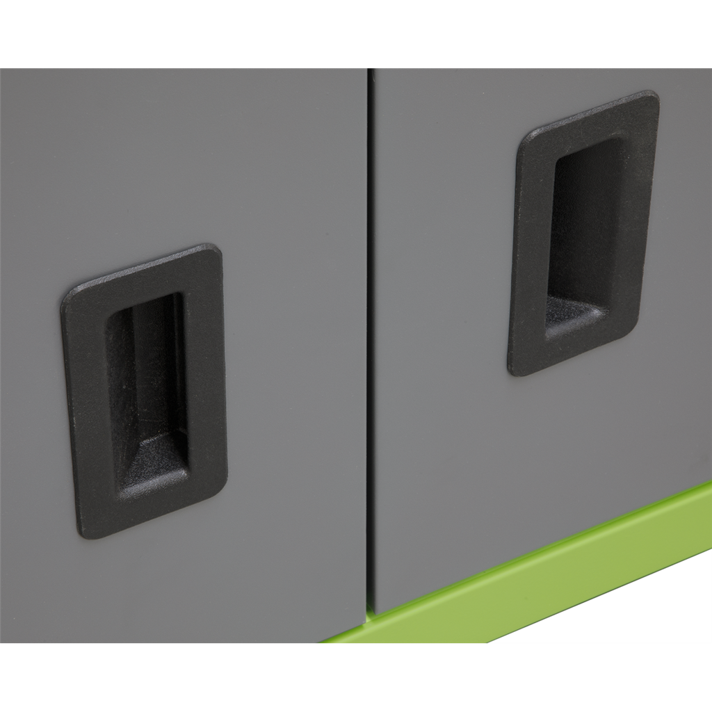 Topchest, Mid-Box & Rollcab 9 Drawer Stack - Green