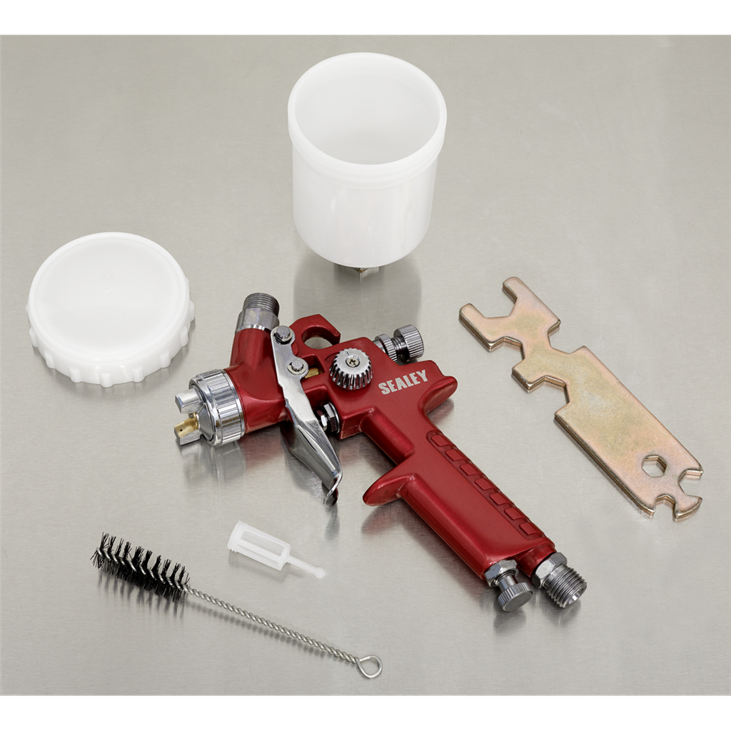 Workshop Series HVLP Gravity Feed Touch-Up Spray Gun 0.8mm Set-Up