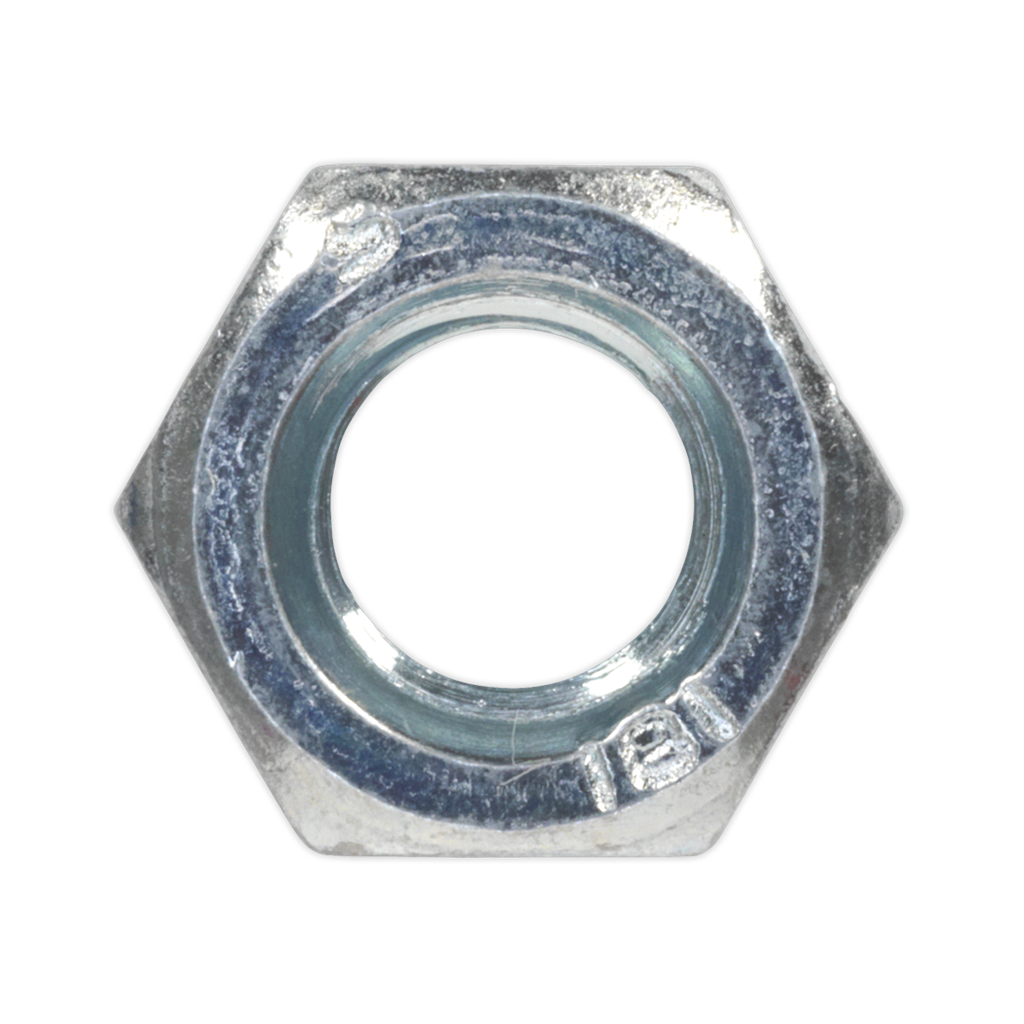 Zinc Plated Steel Nut M8, DIN 934 - Pack of 100