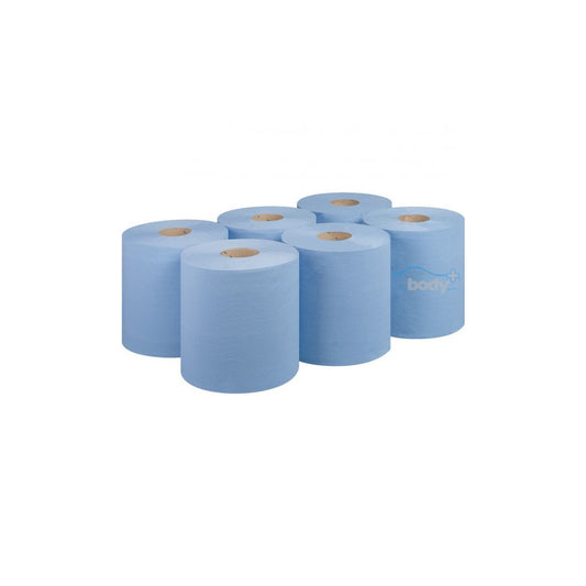 2 ply Blue Centrefeed - 144m x 170mm