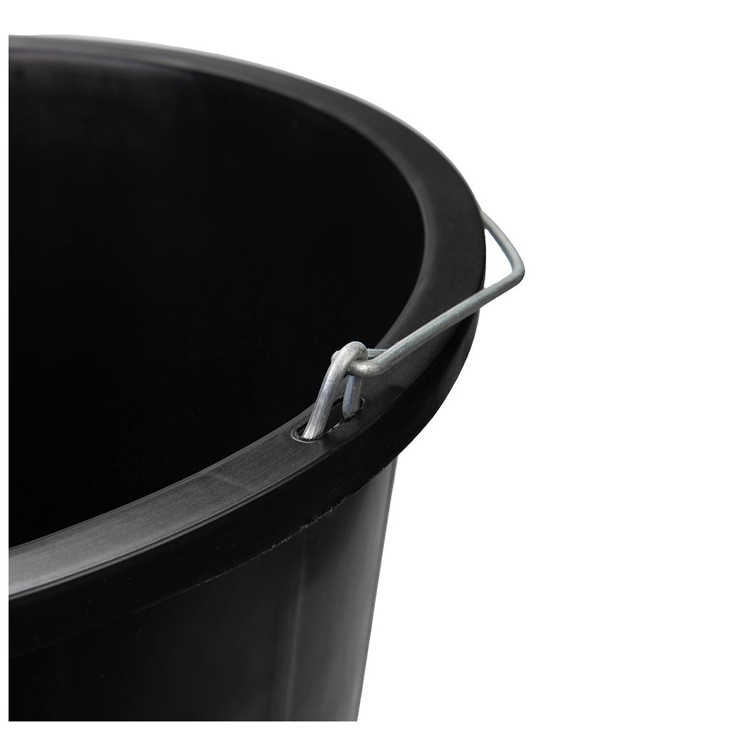 Silverline Heavy Duty Builders Bucket - Black 15Ltr