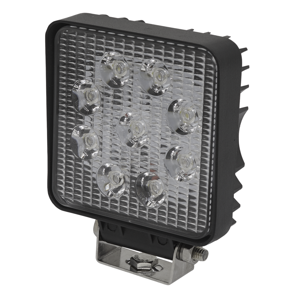27W LED Worklight, 2160 Lumens, IP68, ECE R10 Certified, Adjustable Bracket