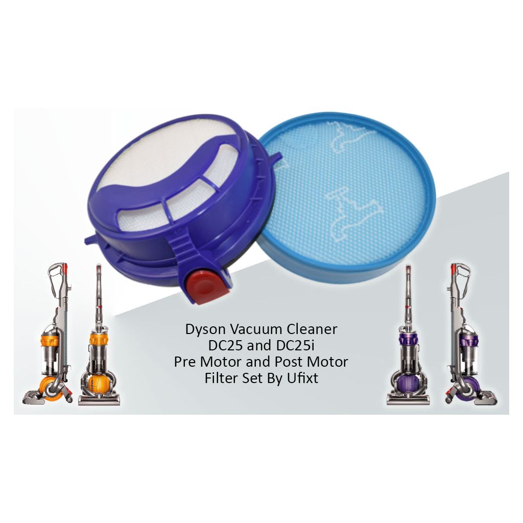 Dyson DC25 & DC25i Pre-Motor and Post-Motor Filter Set | Compatible Non-Genuine Replacement by Ufixt