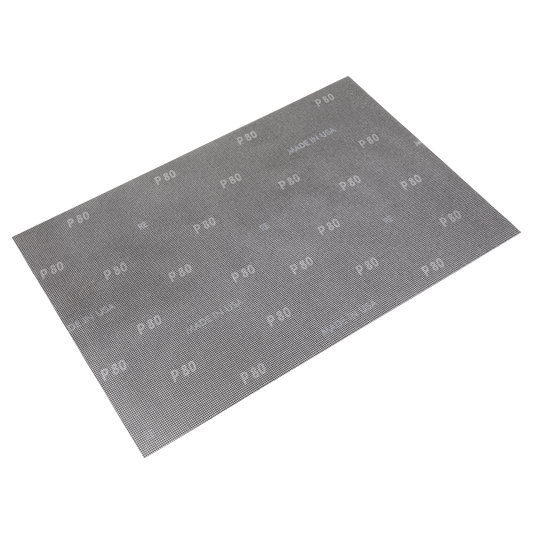 Worksafe&#174; 12 x 18" Mesh Orbital Screen Sheets 80Grit - Pack of 10