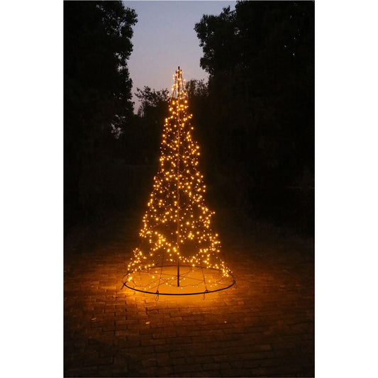 Xmas Haus Pre Lit Twinkling Christmas Tree with Copper Gold LEDs,