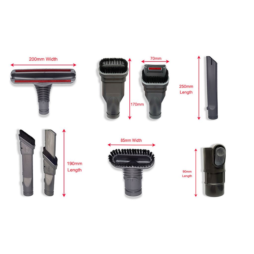 Dyson Vacuum Cleaner Complete Tool Accessories Set | Compatible Replacement by Ufixt