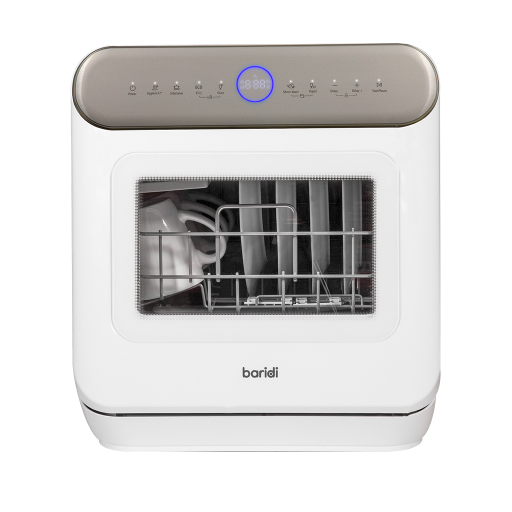 Dellonda 3 Place Settings Mini Portable Tabletop Dishwasher with 7 Wash Functions - DH72