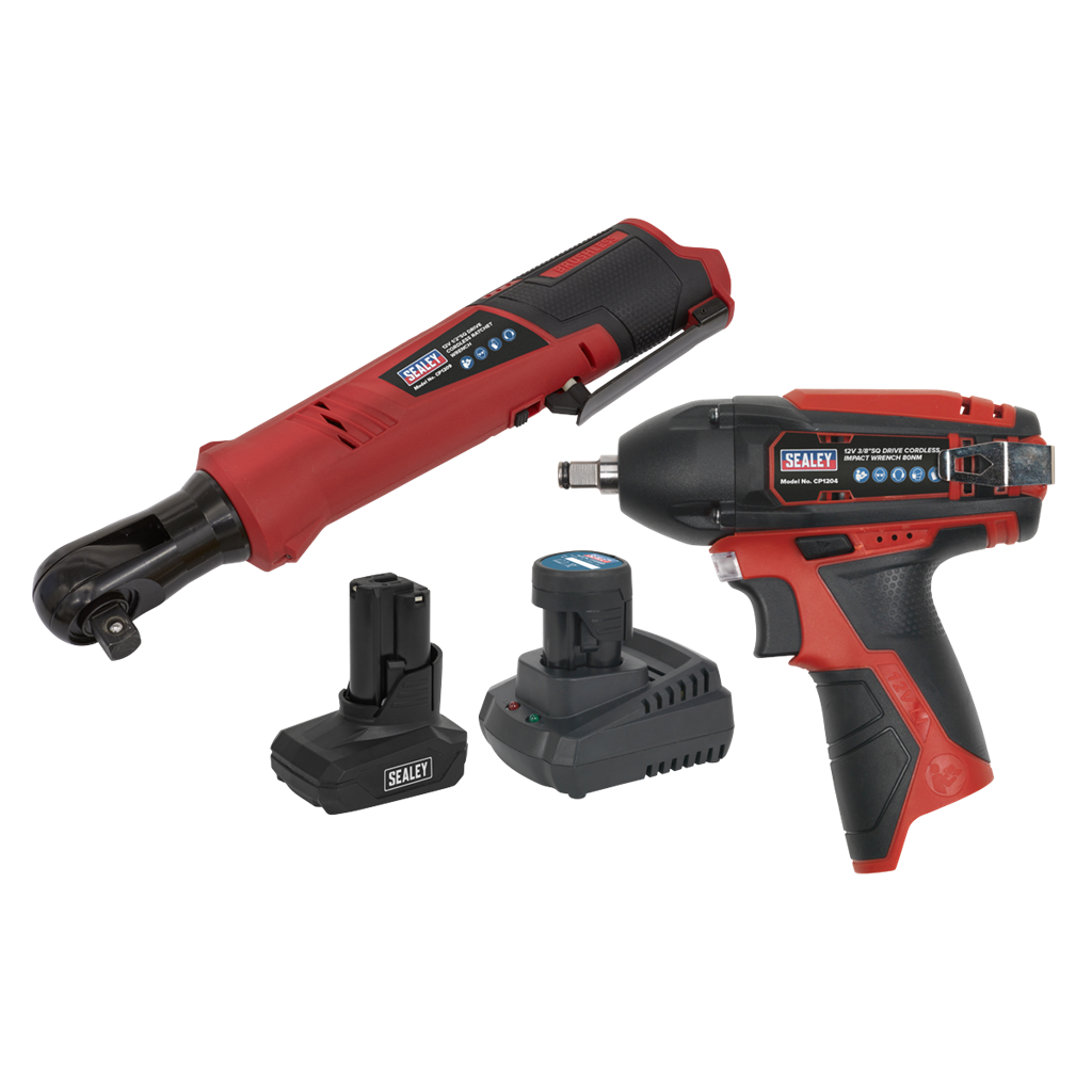 2 x SV12 Series Cordless Power Tool Kit 12V - 2 Batteries