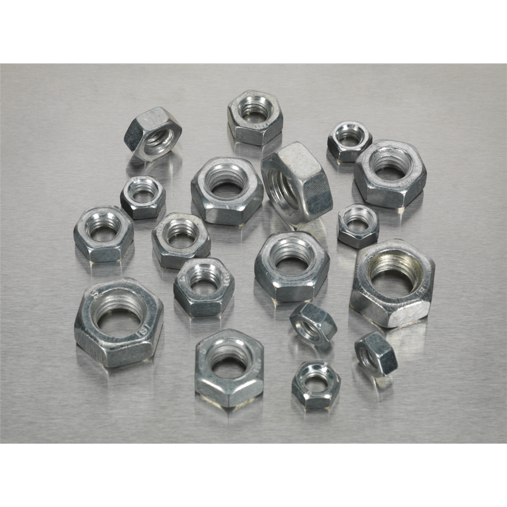 Steel Nut Assortment DIN 934 - 1/4"-1/2"UNF 320pc