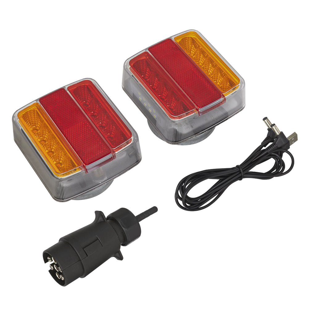 Wireless SMD LED Rear Trailer Light Set 2pc