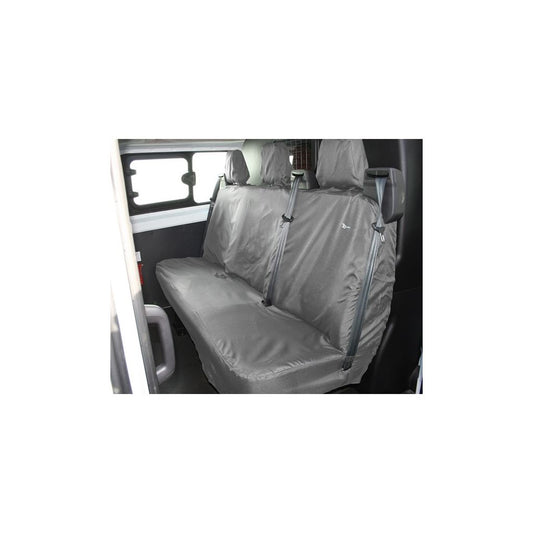 Van Seat Cover  - Rear - Black - Ford Transit Custom Crew (Non-Folding) 2013/63 Onwards