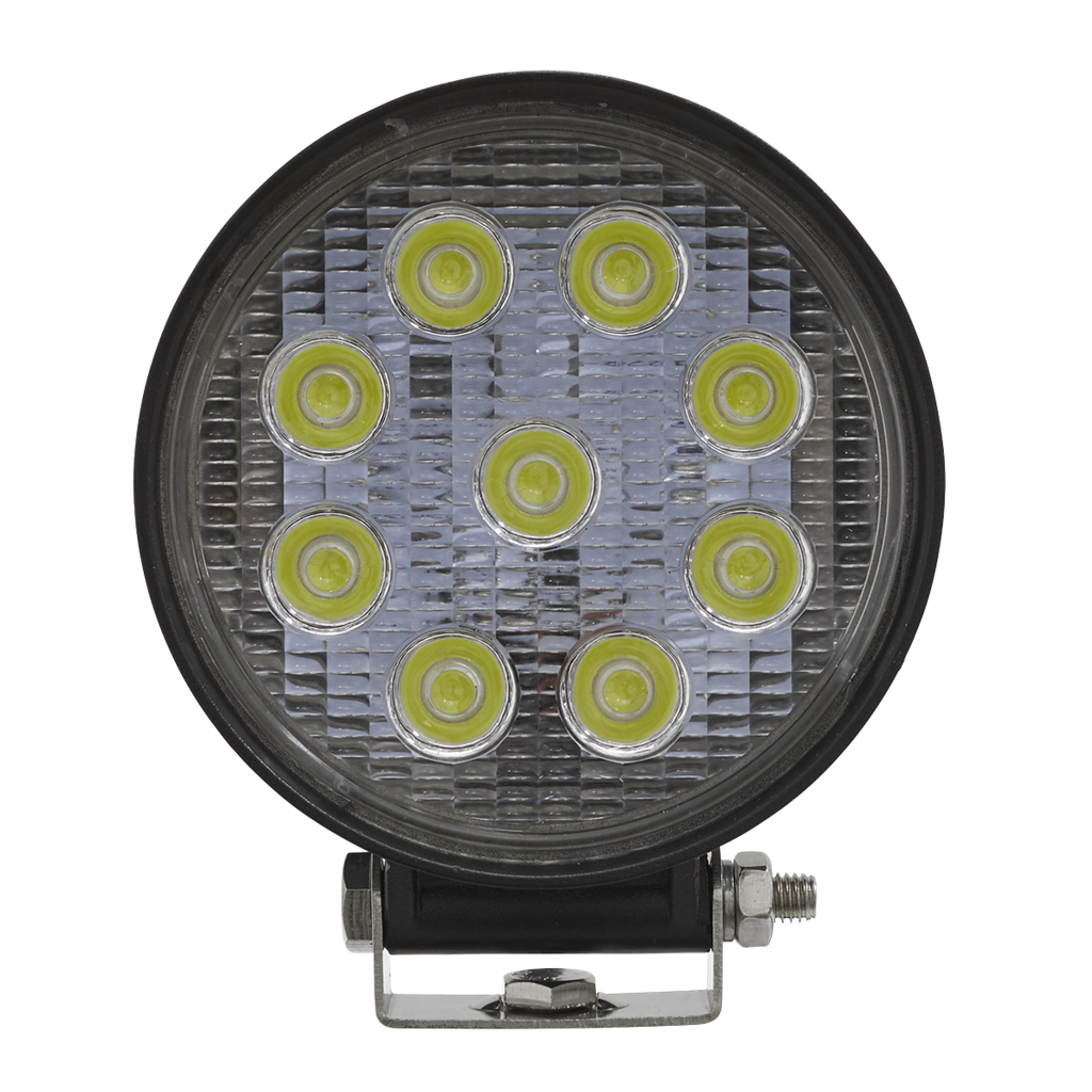 27W LED Worklight, 2160 Lumens, IP68, ECE R10 Certified, Adjustable Bracket
