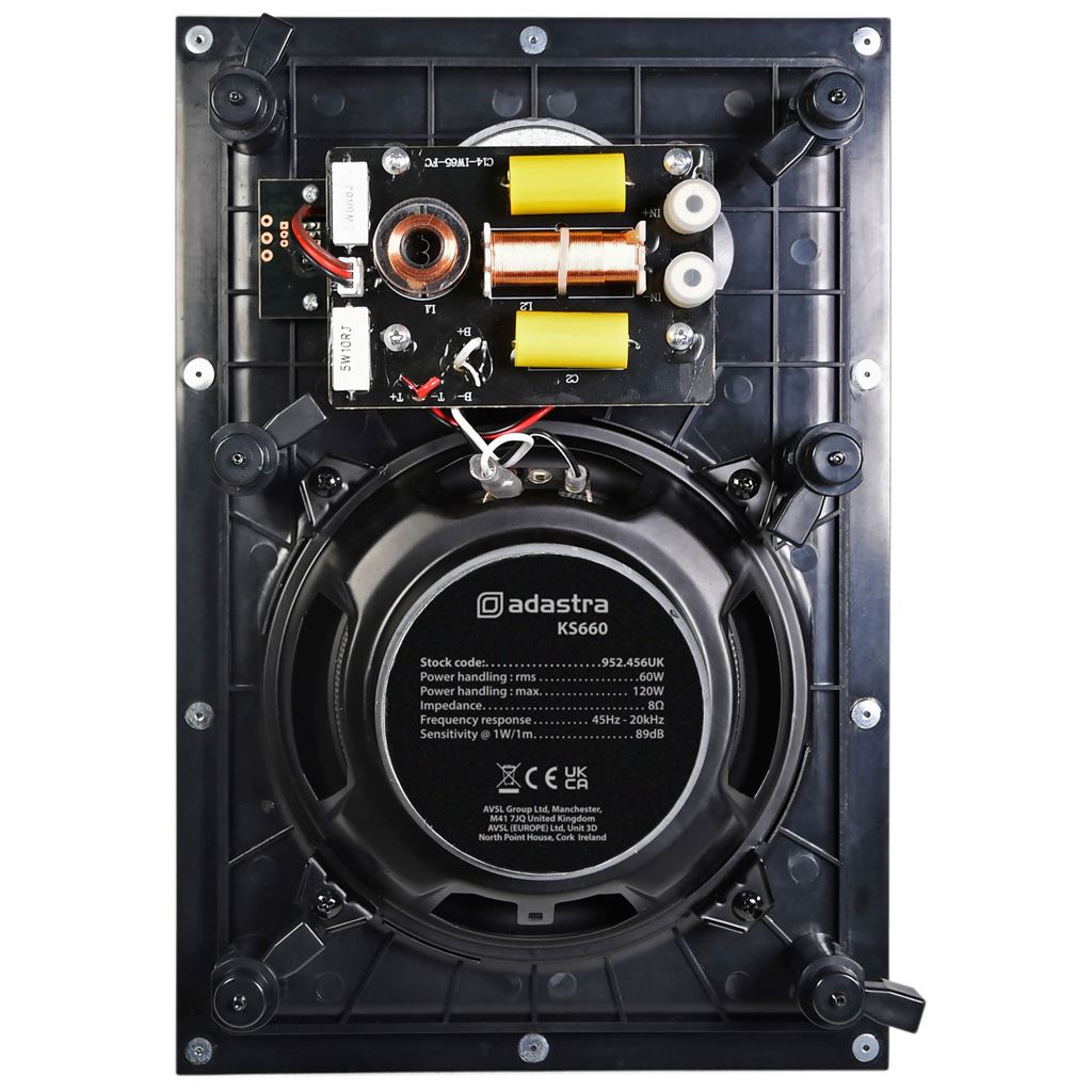 KS660 In-wall Speaker 6.5" 60W - High Output