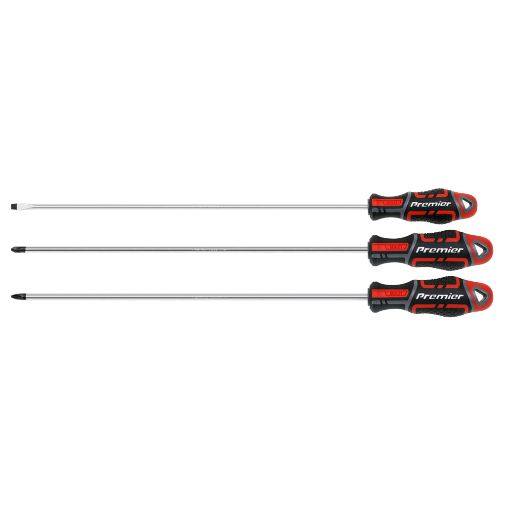 GripMAX&#174; Screwdriver Set Extra-Long 3pc