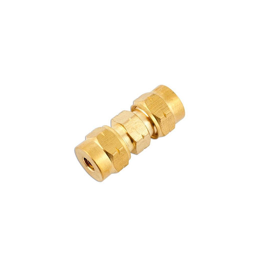 Pipe Connector - Straight Brass - 12.0mm - Pack Of 5