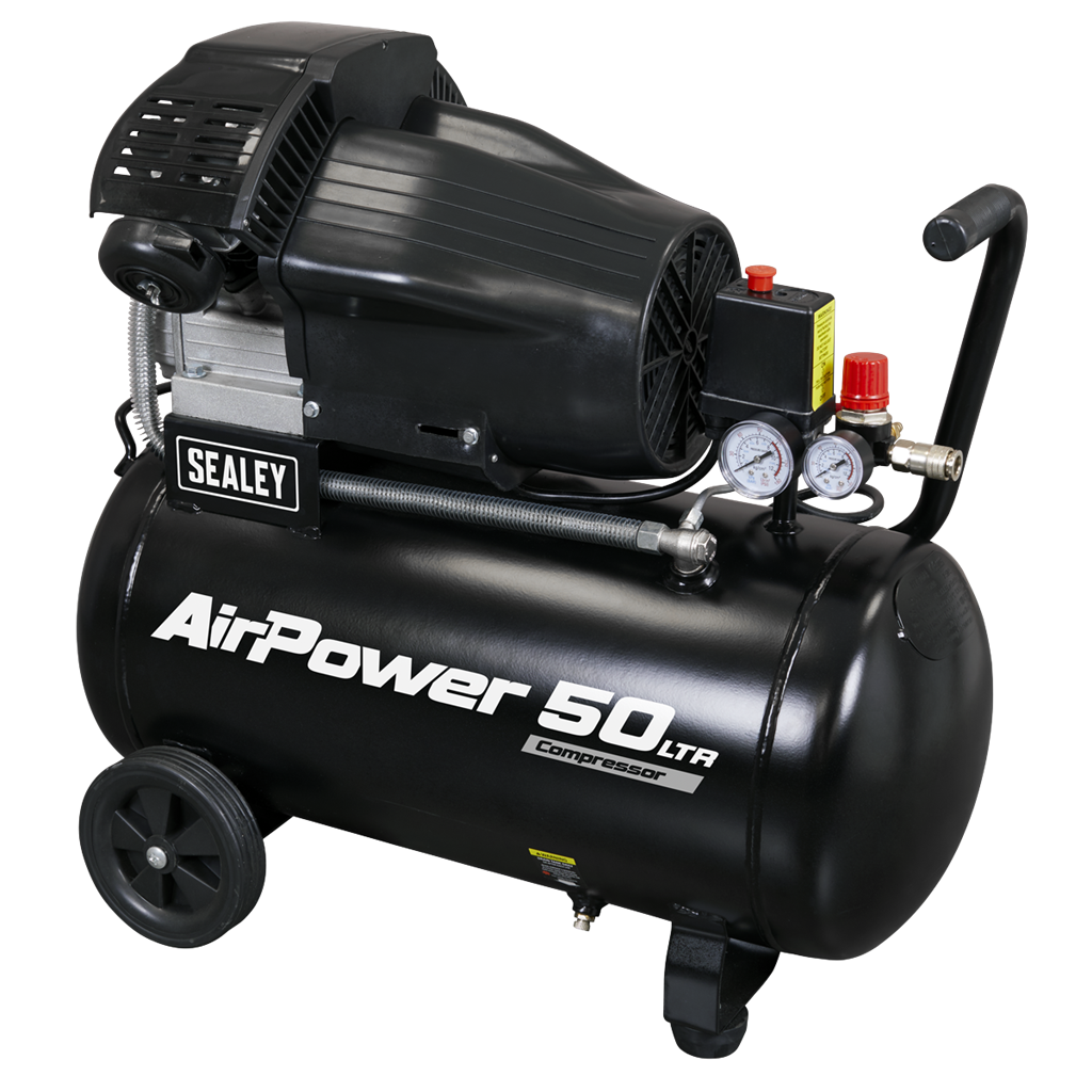 50L V-Twin Direct Drive Air Compressor 3hp