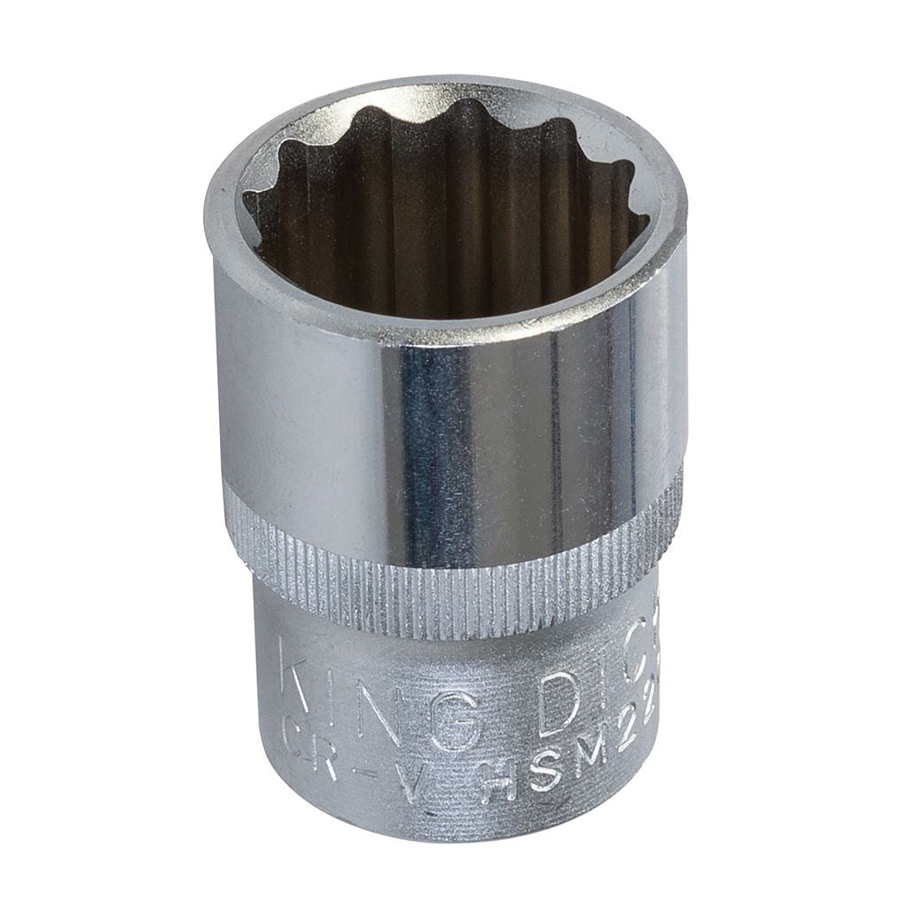 King Dick Socket SD 1/2" Metric 12pt - 20mm