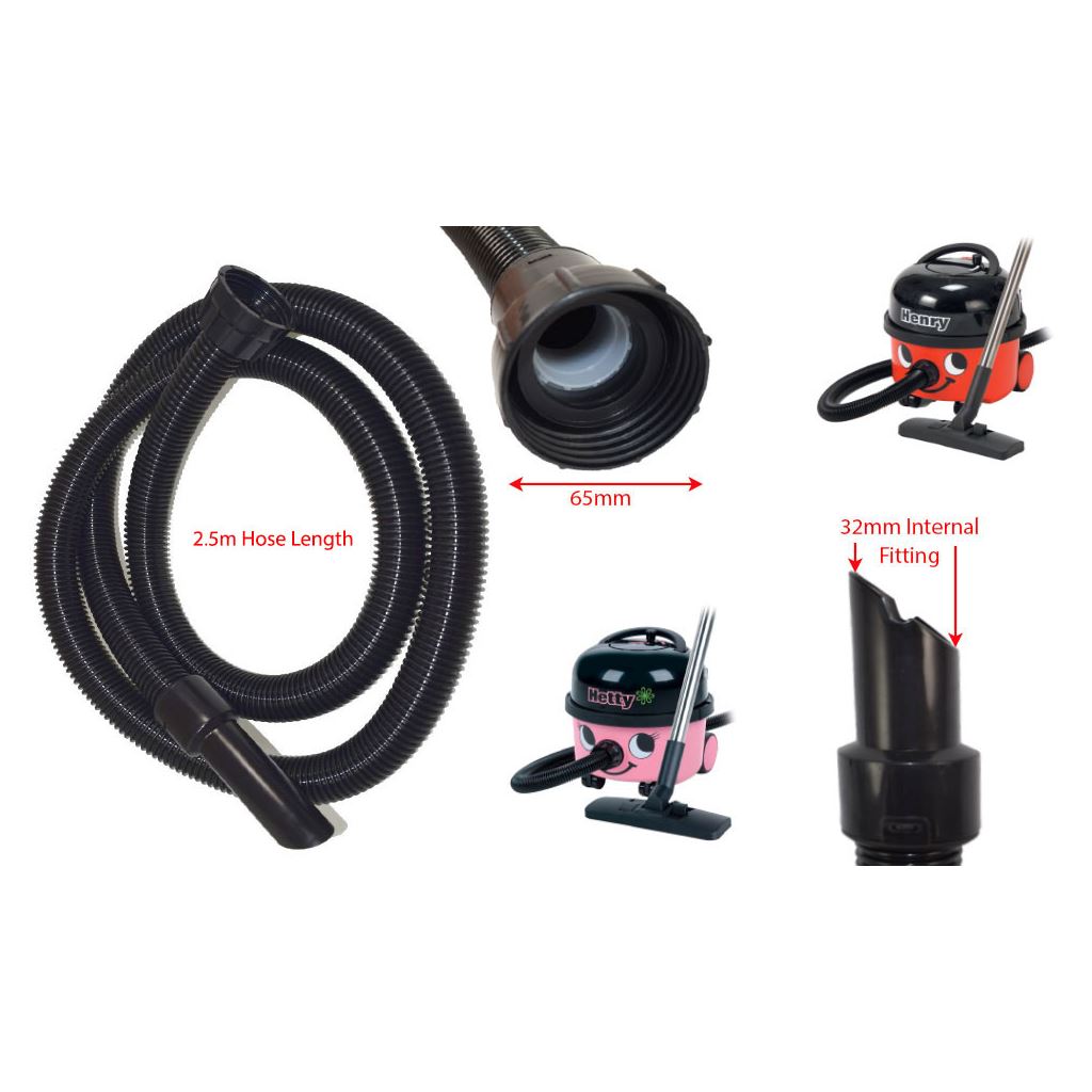 2.5 Metre Vacuum Cleaner Hose To Fit Numatic Henry, Hetty, George & More | 32mm Fitting by Ufixt
