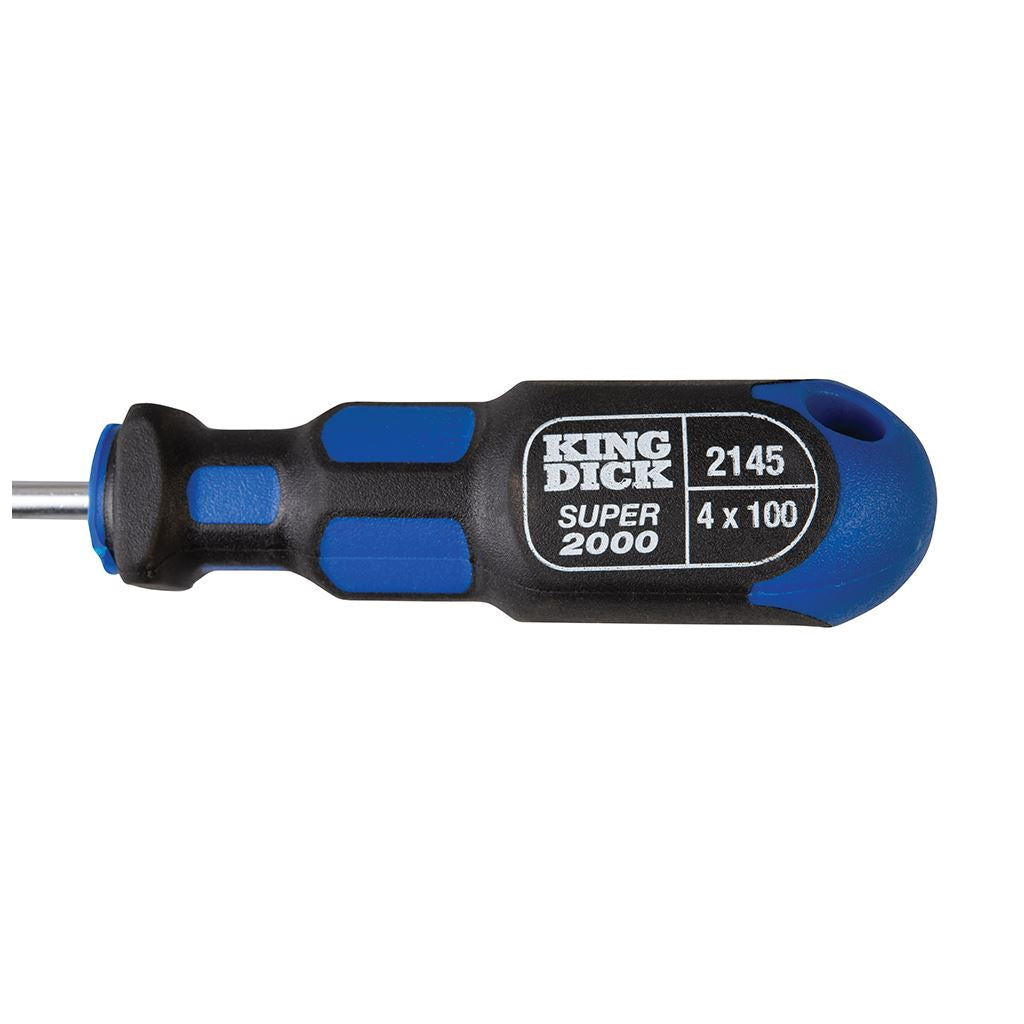 King Dick Slotted Electricians Screwdriver - 4.0 x 100mm