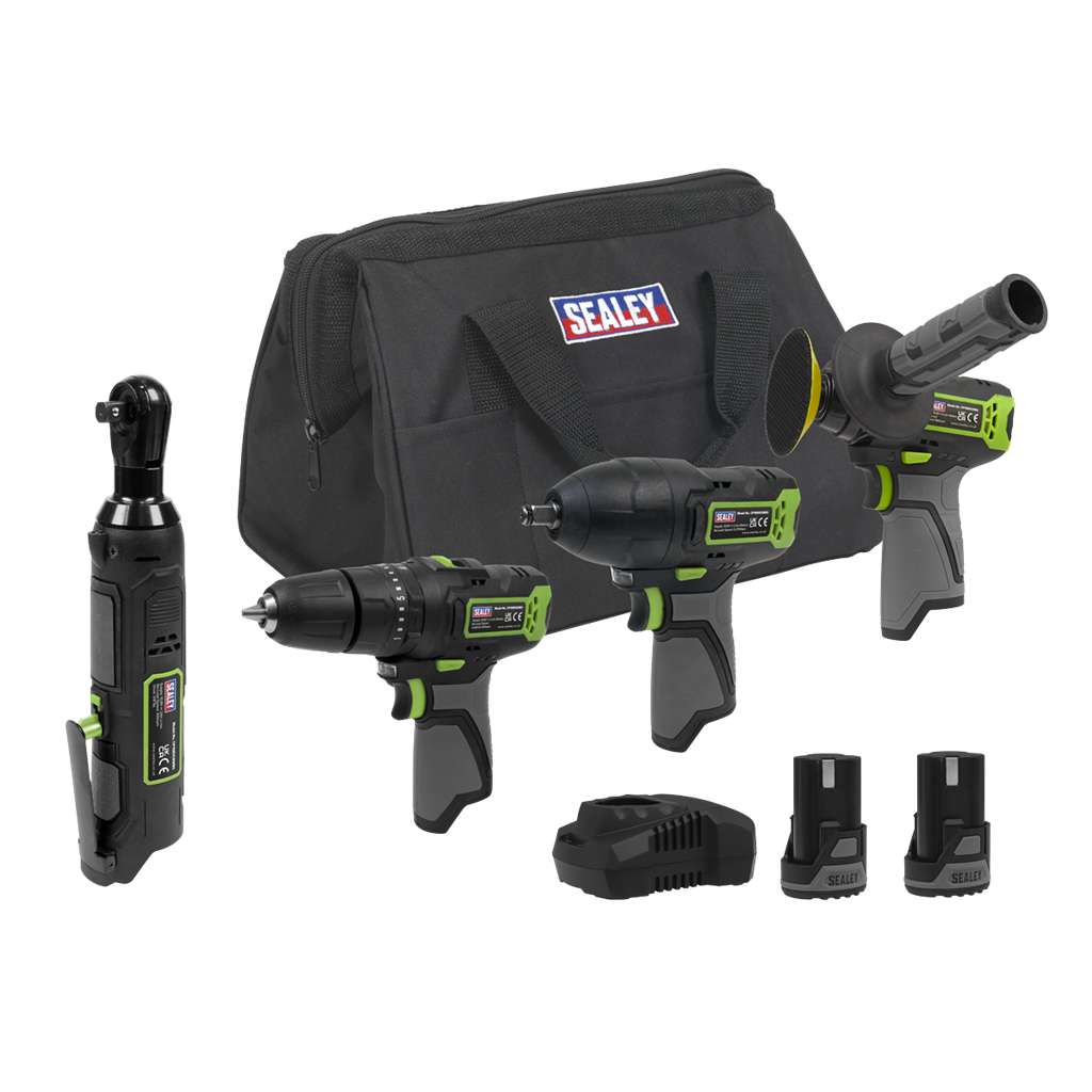 4 x 10.8V SV10.8 Series Cordless Combo Kit - 2 Batteries