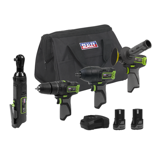 4 x 10.8V SV10.8 Series Cordless Combo Kit - 2 Batteries