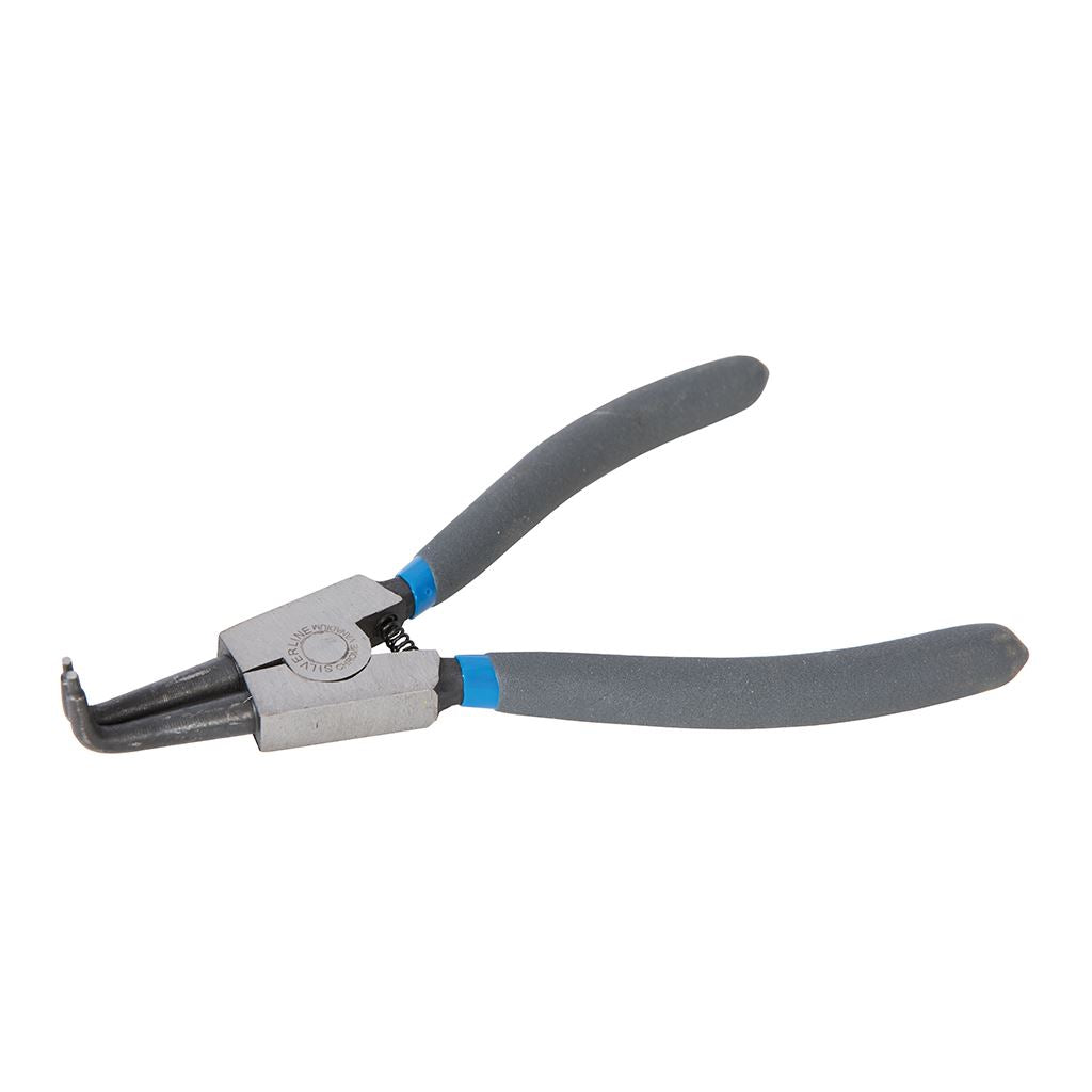 Silverline Bent External Circlip Pliers - 180mm