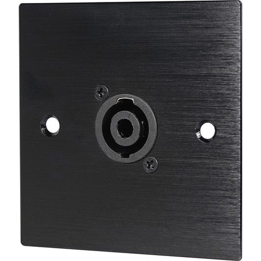 1 x Four Pole Speaker Socket Wall Plate