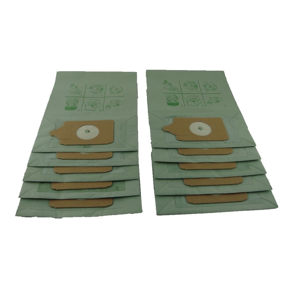 Numatic-Compatible Paper Dust Bags NVM-1CH - Pack of 10 | Fits Henry, Hetty, James & More