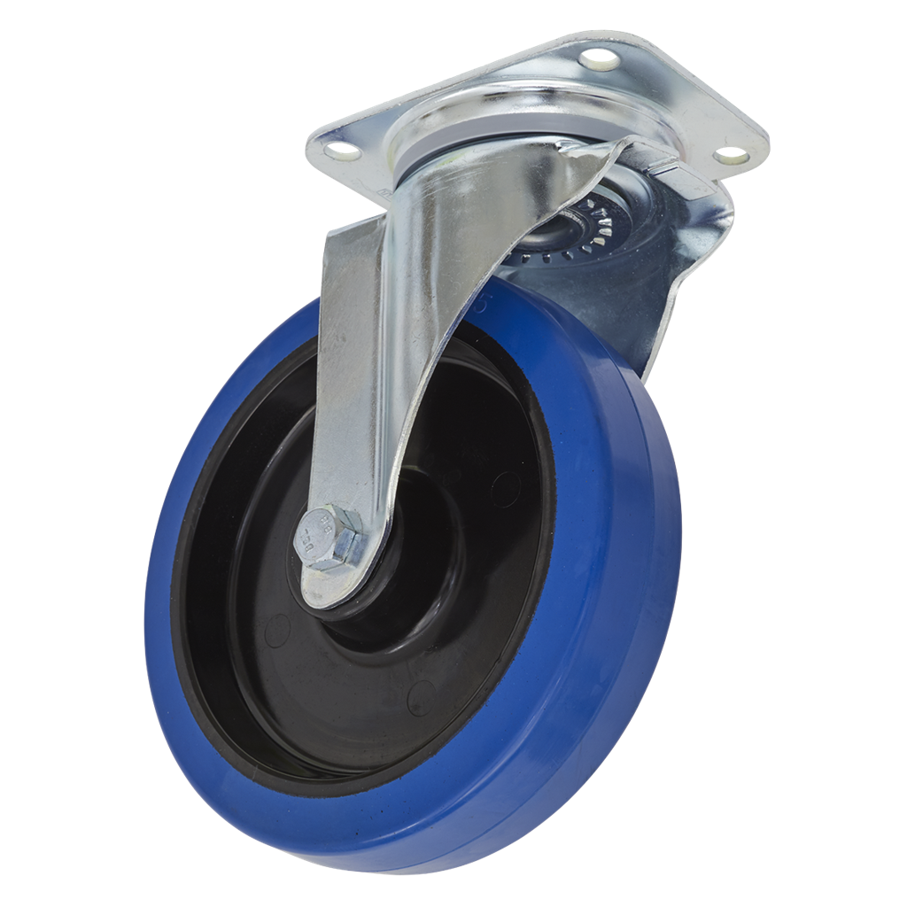 200mm Castor Wheel with Swivel Plate