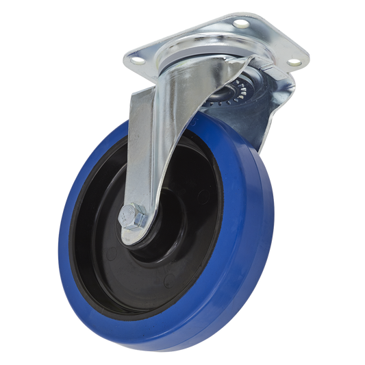 200mm Castor Wheel with Swivel Plate