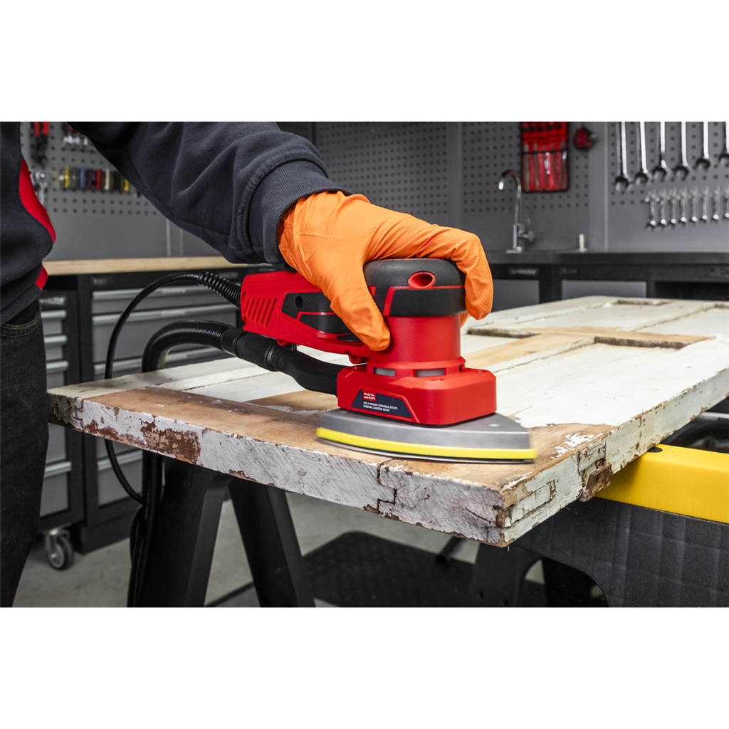 100 x 150mm Dual Action Variable Speed Brushless Sander 350W/230V