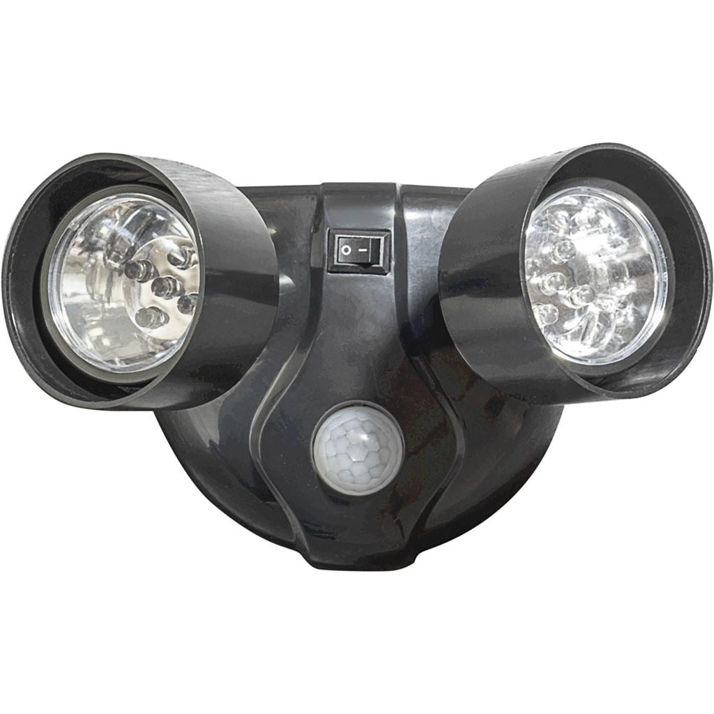 St. Helens Home and Garden 10 LED Twin Head Motion Sensor Security Light