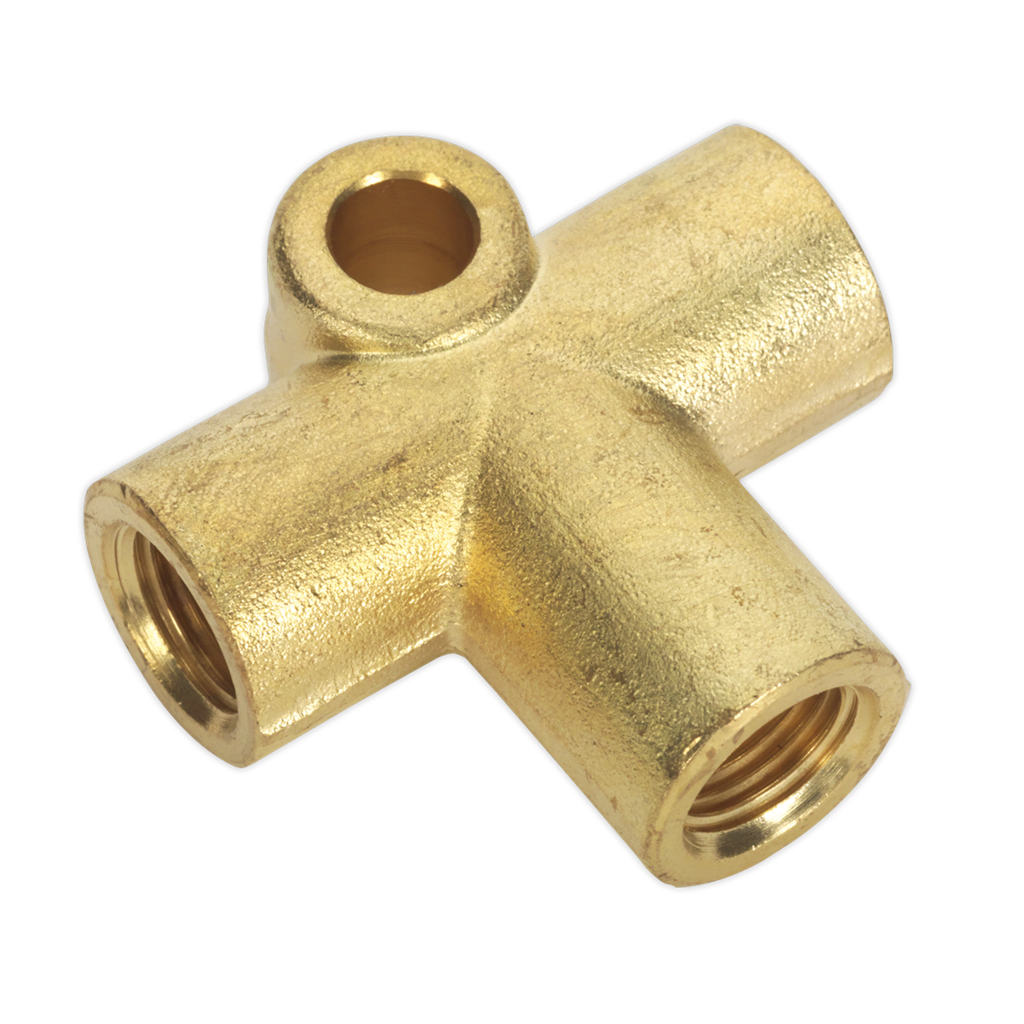 3-Way Brake Tube Connector M10 x 1mm