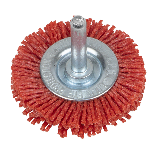 50mm Nylon Filament Circular Brush with 6mm Shaft