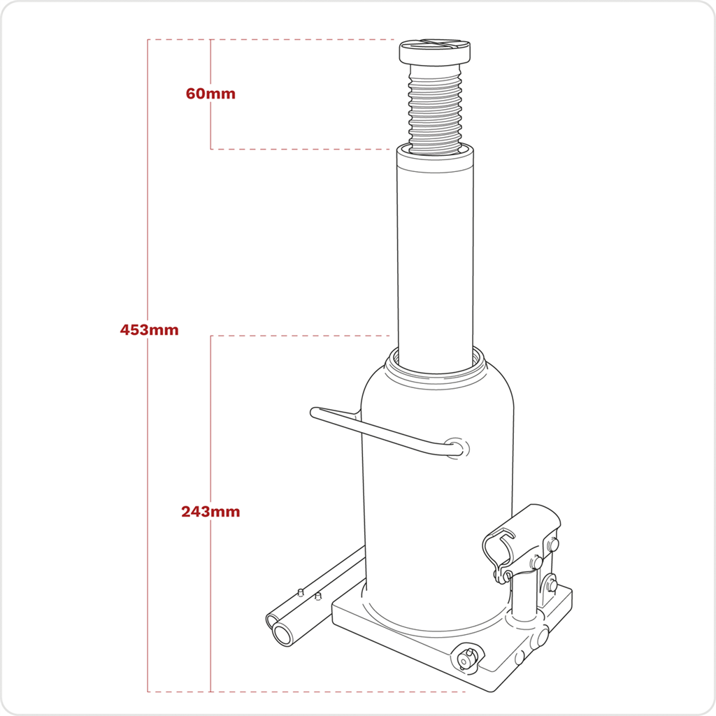 Viking Bottle Jack 20 Tonne