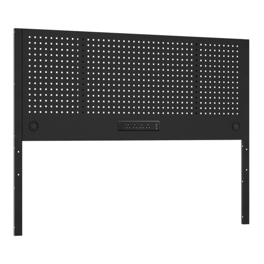 Superline PRO&#174; Modular Pegboard Back Panel with Power Bar 1800mm