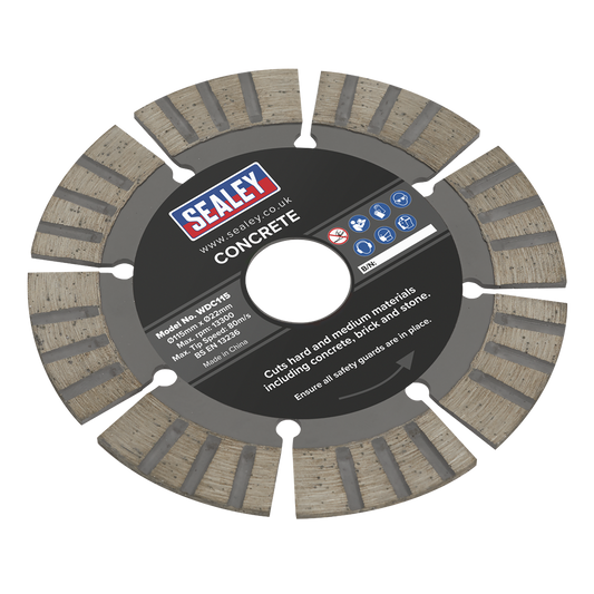 Wet/Dry Use Diamond Blade for Concrete Cutting 115mm