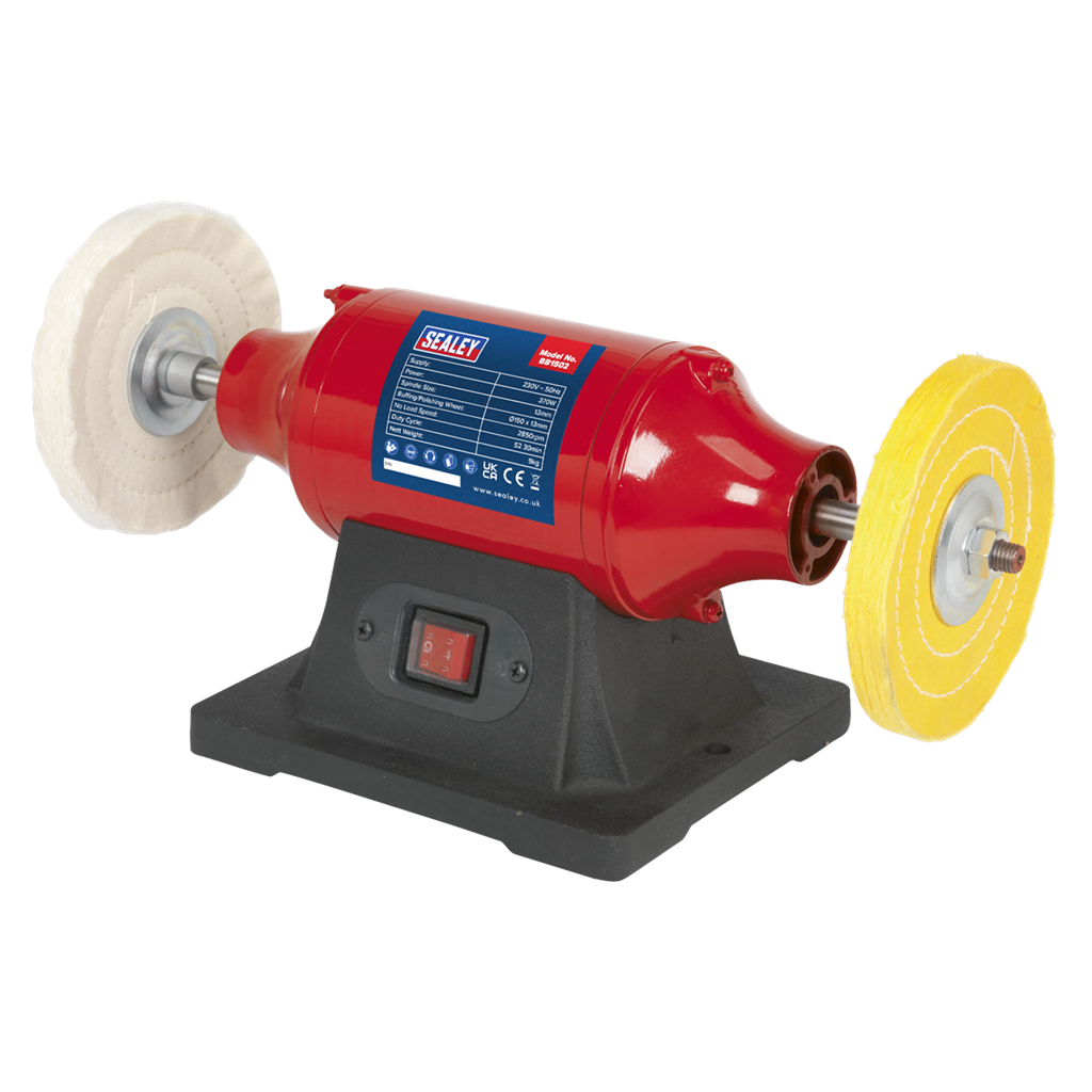 150mm Bench Mounting Buffer/Polisher 370W/230V