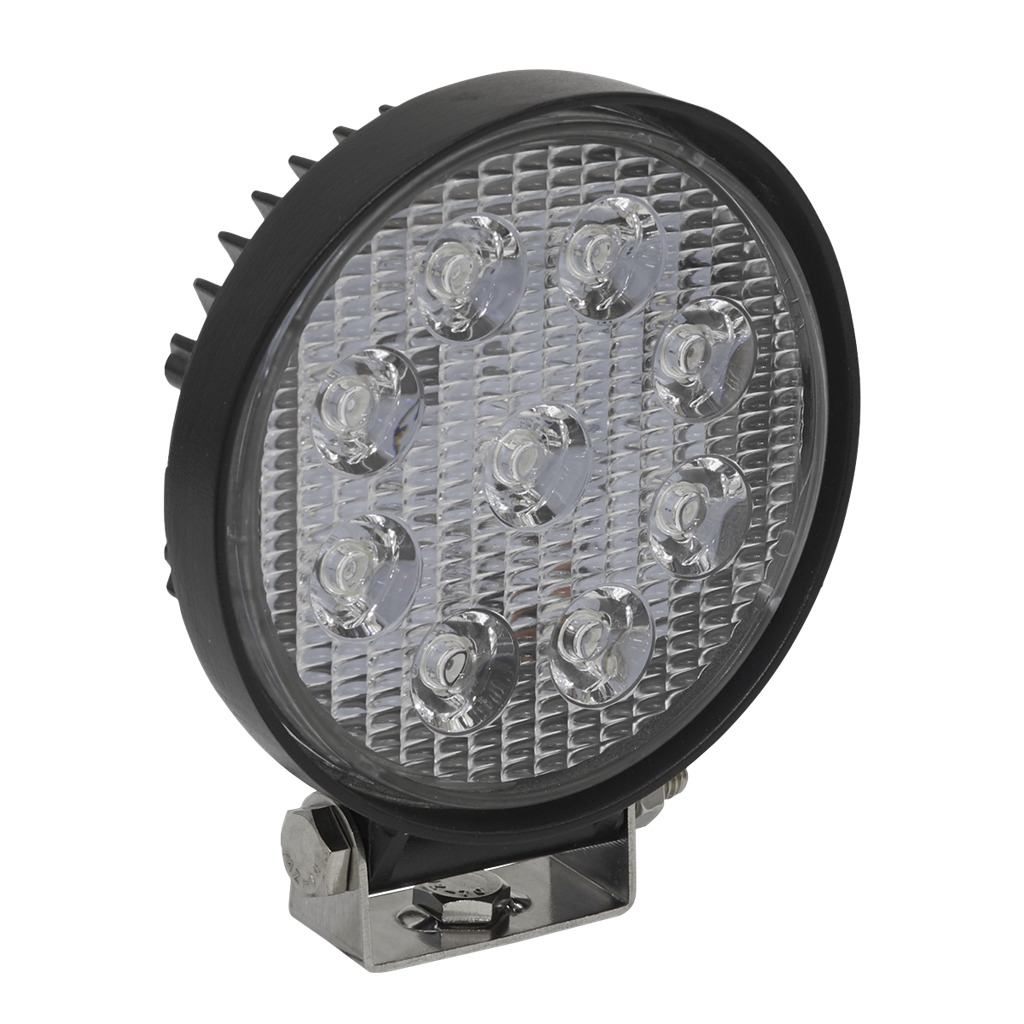 27W LED Worklight, 2160 Lumens, IP68, ECE R10 Certified, Adjustable Bracket