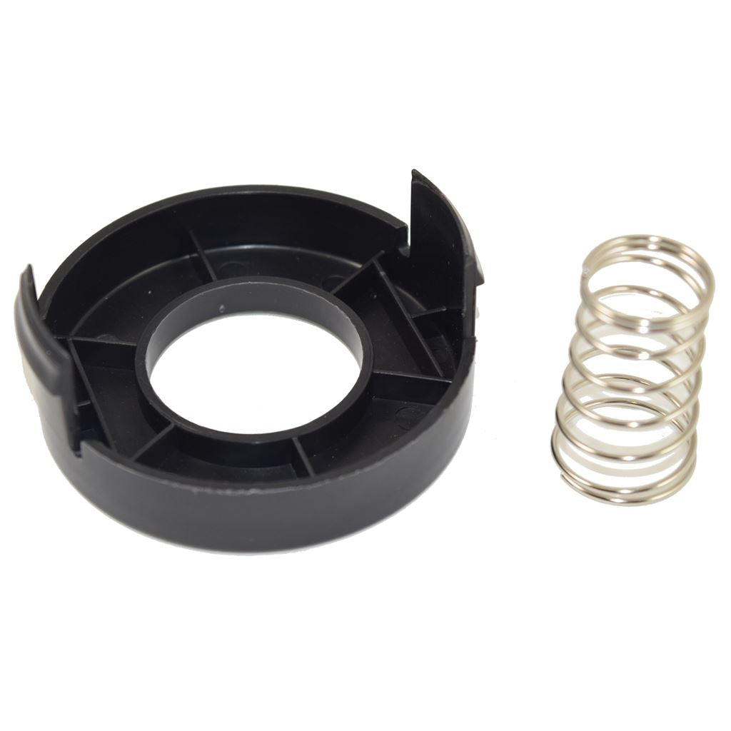 Black & Decker-Type Strimmer Spool Cap Cover with Bump Cap & Spring | Compatible Replacement 682378-02 | Ufixt