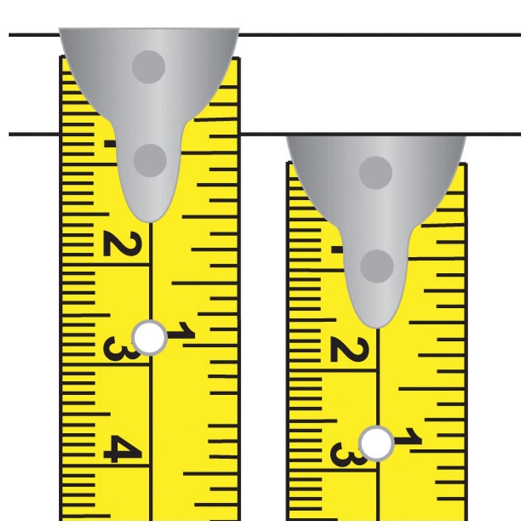 Silverline Hi-Vis Contour Tape - 5m / 16ft x 19mm