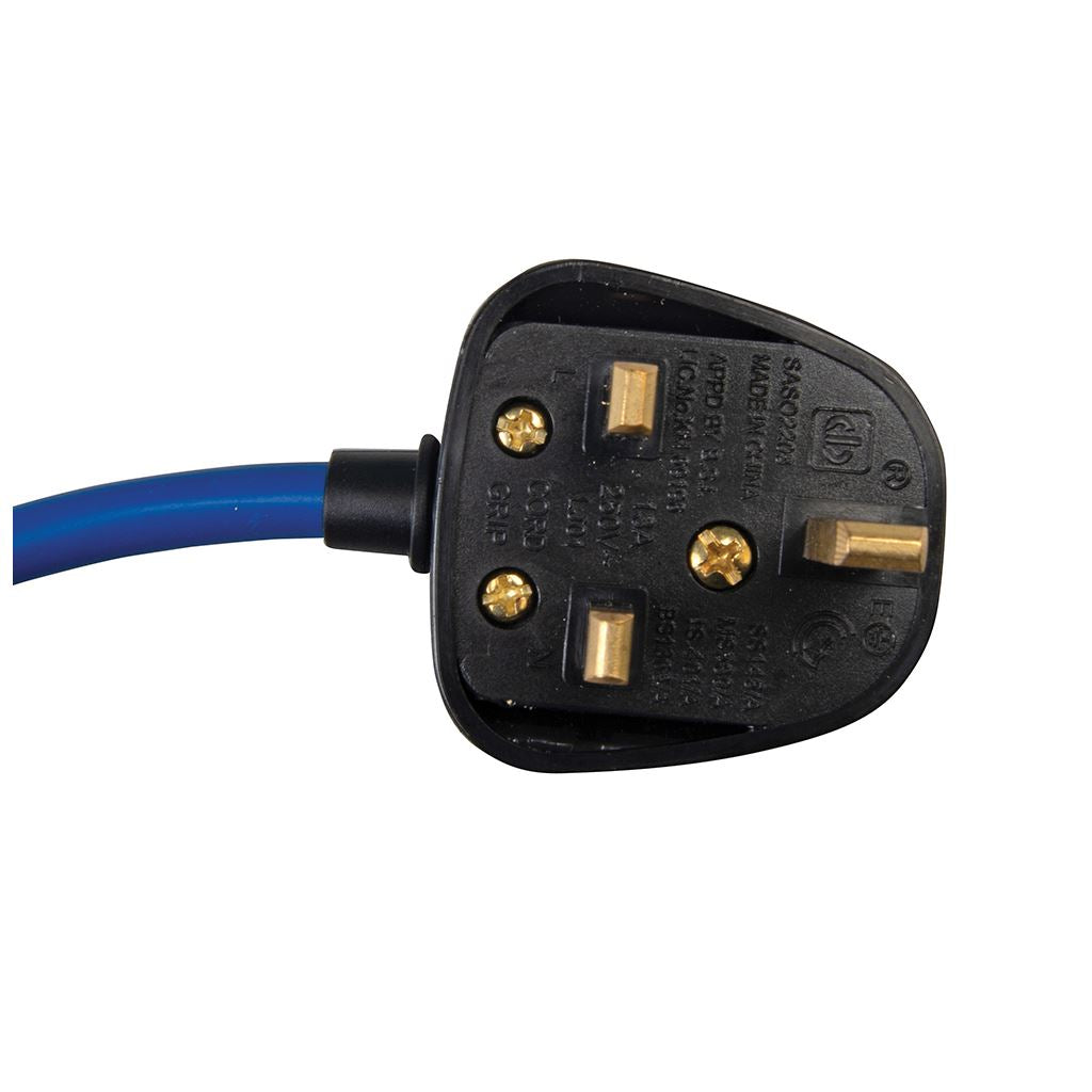 Defender Extension Lead Blue 1.5mm2 13A 10m - 230V